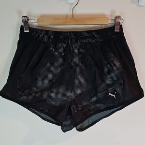 Puma Women's Black Athletic Shorts